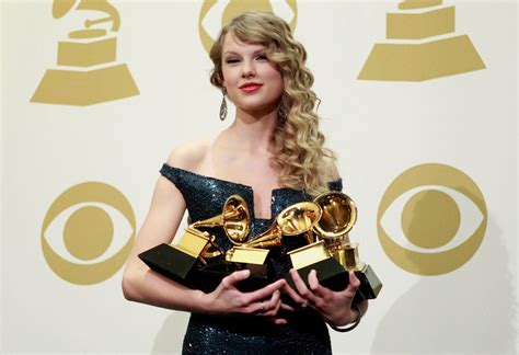 how many grammys does taylor swift have|when did taylor swift win her first grammy.